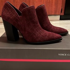 Vince Camuto Cintella Mahogany Bootie Size 6.5
